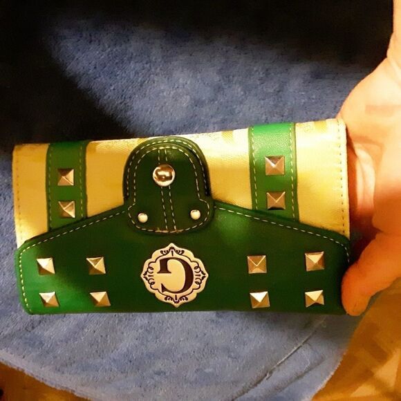 NWT G dark green and lime green wallet - Picture 7 of 7